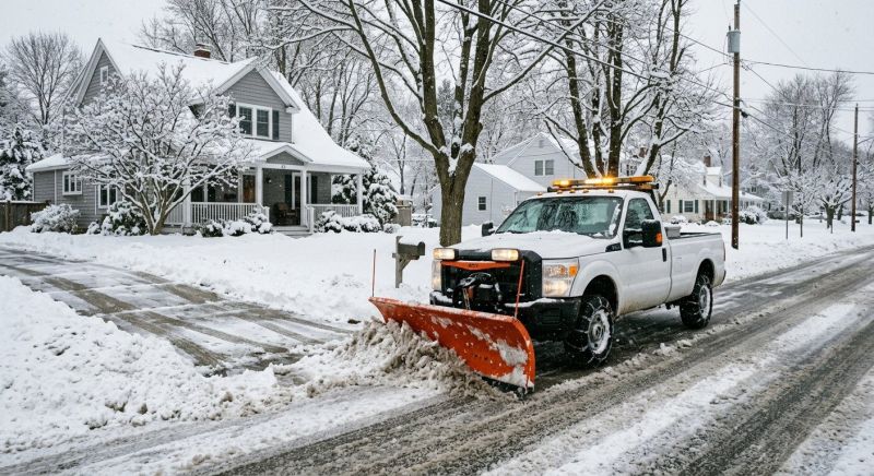 Driveway Snow Plowing in New York, NY