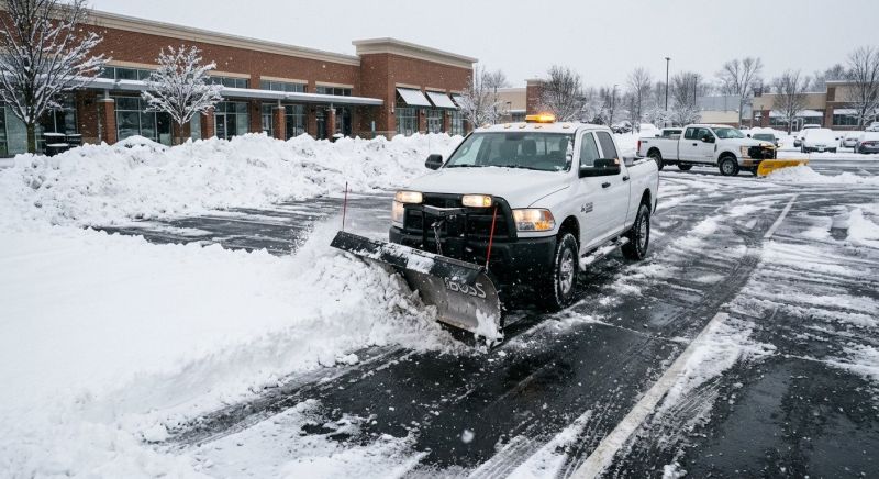 Parking Lot Snow Plowing in Brooklyn, NY