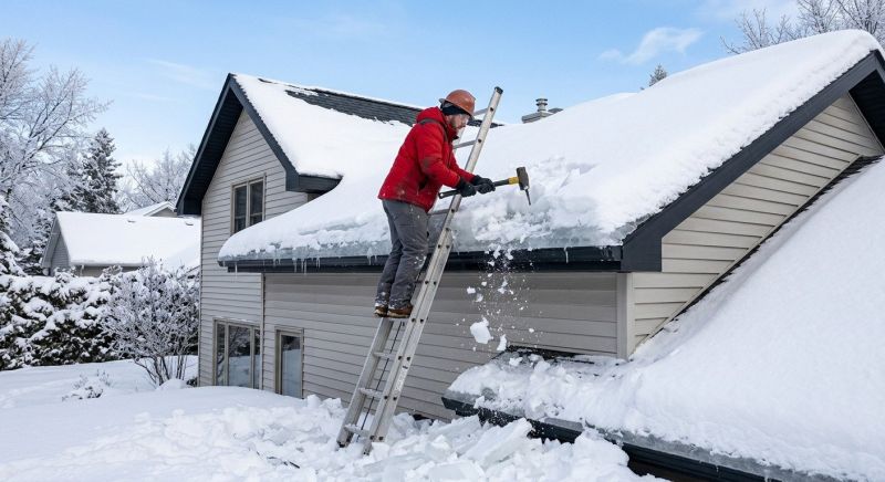 Roof Ice Dam Removal in Kitsap County, WA