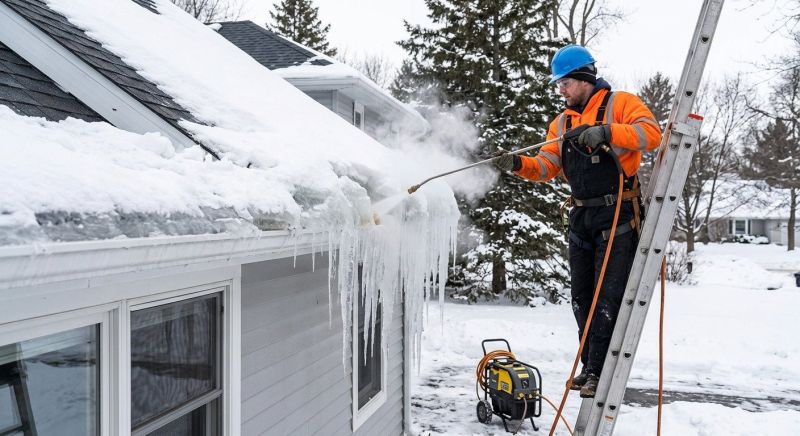 Ice Dam Removal in Edmond, OK