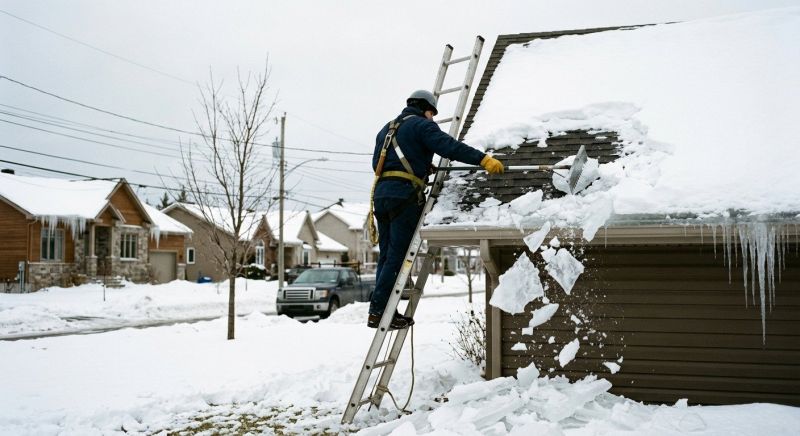 Roof Ice Dam Removal in Gig Harbor, WA